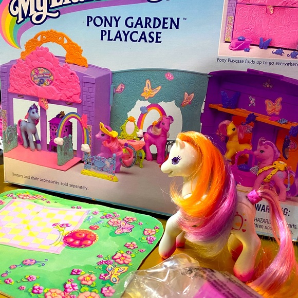 MY LITTLE PONY G2 VTG 1997 GARDEN PLAYCASE w/ACCESSORIES & IVY ORIGINAL … - Picture 10 of 16